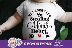 Not Sorry for Stealing Mimi's Heart SVG, DXF, PNG files Product Image 3