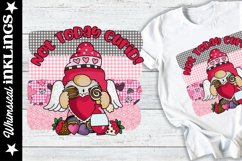 Not Today Cupid-Valentines Day Gnome Sublimation Product Image 1