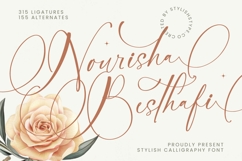 Nourisha Besthafi - Stylish Calligraphy Font Product Image 1