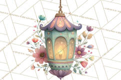 Art Nouveau Floral Fairies Clipart PNG, Flower Fairy Png Product Image 2