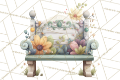 Art Nouveau Floral Fairies Clipart PNG, Flower Fairy Png Product Image 3