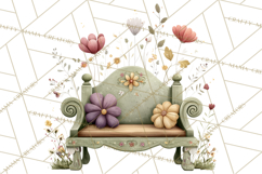 Art Nouveau Floral Fairies Clipart PNG, Flower Fairy Png Product Image 4