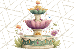 Art Nouveau Floral Fairies Clipart PNG, Flower Fairy Png Product Image 5