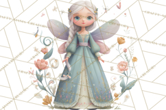 Art Nouveau Floral Fairies Clipart PNG, Flower Fairy Png Product Image 4