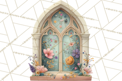 Art Nouveau Floral Fairies Clipart PNG, Flower Fairy Png Product Image 4