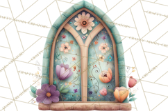 Art Nouveau Floral Fairies Clipart PNG, Flower Fairy Png Product Image 5