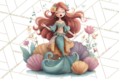 Art Nouveau Mythical Creatures Clipart PNG Product Image 5
