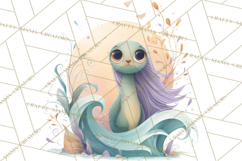 Art Nouveau Mythical Creatures Clipart PNG Product Image 2