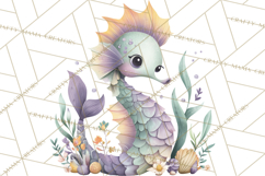 Art Nouveau Mythical Creatures Clipart PNG Product Image 4