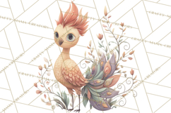 Art Nouveau Mythical Creatures Clipart PNG Product Image 3