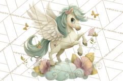 Art Nouveau Mythical Creatures Clipart PNG Product Image 4