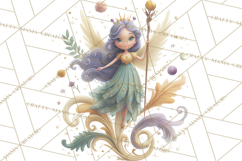 Art Nouveau Mythical Creatures Clipart PNG Product Image 3
