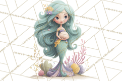 Art Nouveau Mythical Creatures Clipart PNG Product Image 3