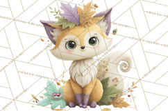 Art Nouveau Mythical Creatures Clipart PNG Product Image 2