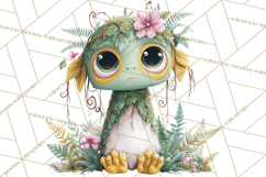 Art Nouveau Mythical Creatures Clipart PNG Product Image 4