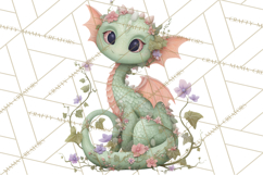 Art Nouveau Mythical Creatures Clipart PNG Product Image 5