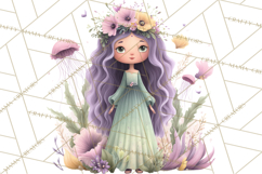 Art Nouveau Mythical Creatures Clipart PNG Product Image 3