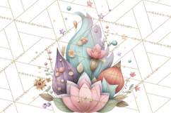 Art Nouveau Mythical Creatures Clipart PNG Product Image 4
