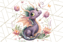 Art Nouveau Mythical Creatures Clipart PNG Product Image 5