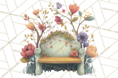 Art Nouveau Mythical Creatures Clipart PNG Product Image 2