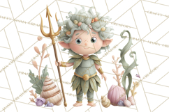 Art Nouveau Mythical Creatures Clipart PNG Product Image 4