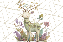 Art Nouveau Enchanted Garden Clipart and Clip Art Png Product Image 2