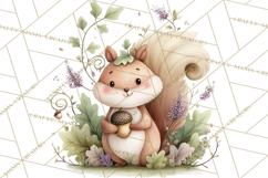 Art Nouveau Enchanted Garden Clipart and Clip Art Png Product Image 3