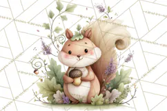 Art Nouveau Enchanted Garden Clipart and Clip Art Png Product Image 3