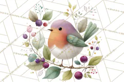 Art Nouveau Enchanted Garden Clipart and Clip Art Png Product Image 5