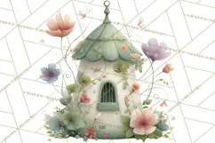 Art Nouveau Enchanted Garden Clipart and Clip Art Png Product Image 2