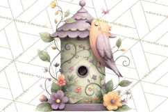Art Nouveau Enchanted Garden Clipart and Clip Art Png Product Image 4