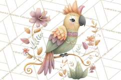 Art Nouveau Enchanted Garden Clipart and Clip Art Png Product Image 5