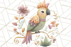 Art Nouveau Enchanted Garden Clipart and Clip Art Png Product Image 5