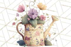 Art Nouveau Enchanted Garden Clipart and Clip Art Png Product Image 3