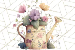 Art Nouveau Enchanted Garden Clipart and Clip Art Png Product Image 3