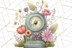 Art Nouveau Enchanted Garden Clipart and Clip Art Png Product Image 5