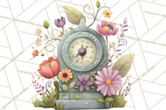 Art Nouveau Enchanted Garden Clipart and Clip Art Png Product Image 5