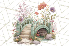 Art Nouveau Enchanted Garden Clipart and Clip Art Png Product Image 2