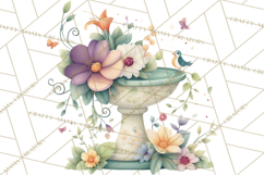 Art Nouveau Enchanted Garden Clipart and Clip Art Png Product Image 3