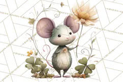 Art Nouveau Enchanted Garden Clipart and Clip Art Png Product Image 4