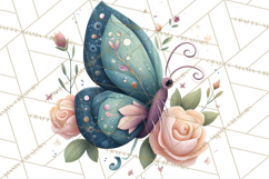 Art Nouveau Enchanted Garden Clipart and Clip Art Png Product Image 5