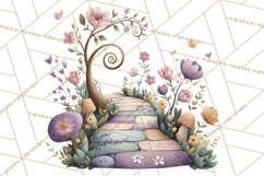 Art Nouveau Enchanted Garden Clipart and Clip Art Png Product Image 3