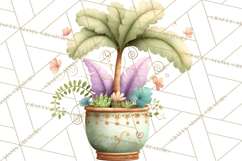Art Nouveau Enchanted Garden Clipart and Clip Art Png Product Image 3