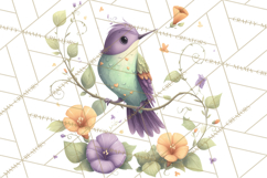 Art Nouveau Enchanted Garden Clipart and Clip Art Png Product Image 4