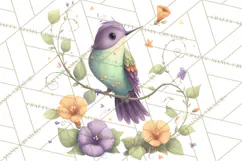 Art Nouveau Enchanted Garden Clipart and Clip Art Png Product Image 4