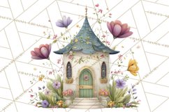 Art Nouveau Enchanted Garden Clipart and Clip Art Png Product Image 4