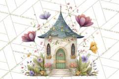 Art Nouveau Enchanted Garden Clipart and Clip Art Png Product Image 4