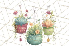 Art Nouveau Enchanted Garden Clipart and Clip Art Png Product Image 5