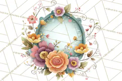 Art Nouveau Enchanted Garden Clipart and Clip Art Png Product Image 2