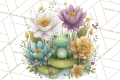 Art Nouveau Enchanted Garden Clipart and Clip Art Png Product Image 3